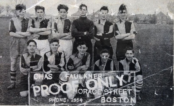 Believed to be the Boston Grammar School Football Club 1951-52