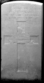 Grave stone of Meaburn Staniland